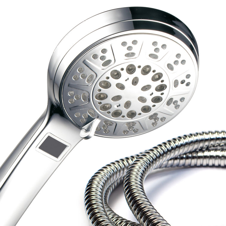HotelSpa Multi Function Handheld Shower Head with Temperaturebased LED